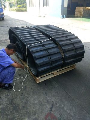 600*125*62 OEM Cralwer Dumper RT800 Dumper Τροχιά από καουτσούκ