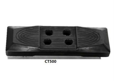 Μαύρη μείωση θορύβου λαστιχένιων μαξιλαριών εκσκαφέων χρώματος για Hitachi EX120