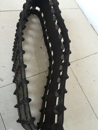 Μαύρες λαστιχένιες διαδρομές 254×65×30 ρομπότ/ένδυση - ανθεκτικά μέρη διαδρομής οχήματος για το χιόνι